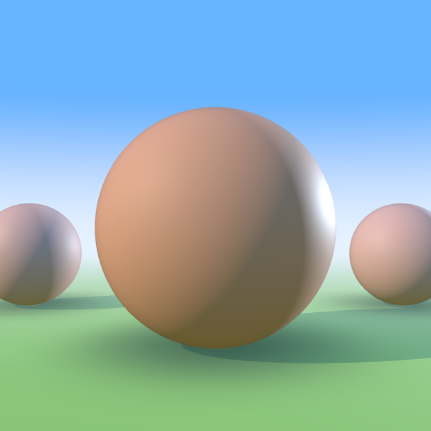 Sphere model in the Chroma Space lighting scene
